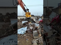 Máy cầm đá thủy lực / thép phế liệu